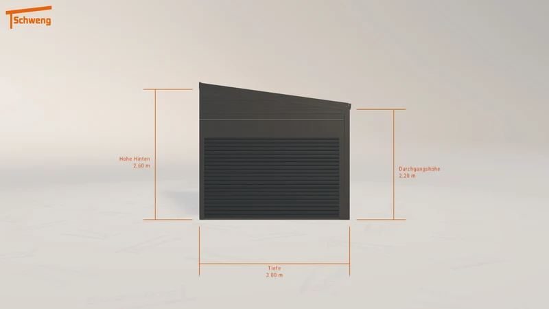 #DE Schweng Pultdachcarport S350 (ID yg8by8)