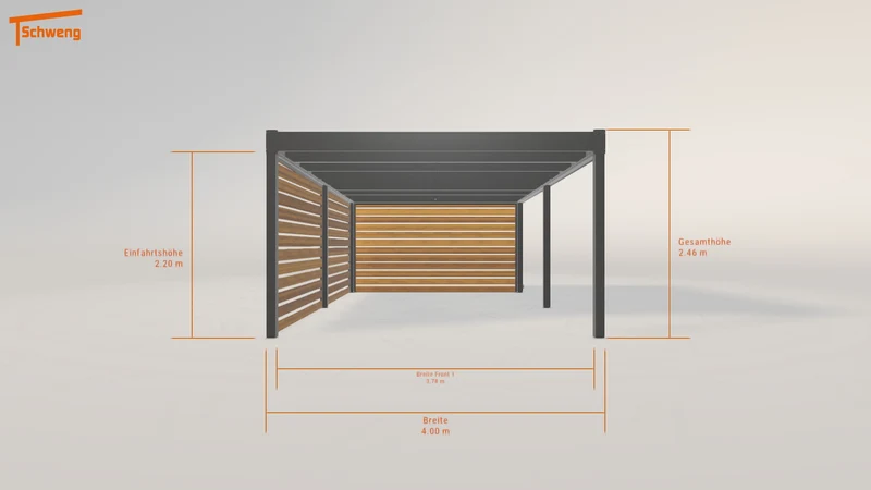 #DE Schweng Flachdachcarport C600 (ID 9wnzyq) #MTG