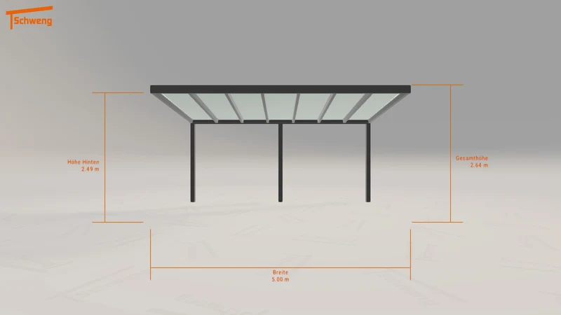#DE Schweng Terrassenüberdachung S350 (ID qdj2xy)