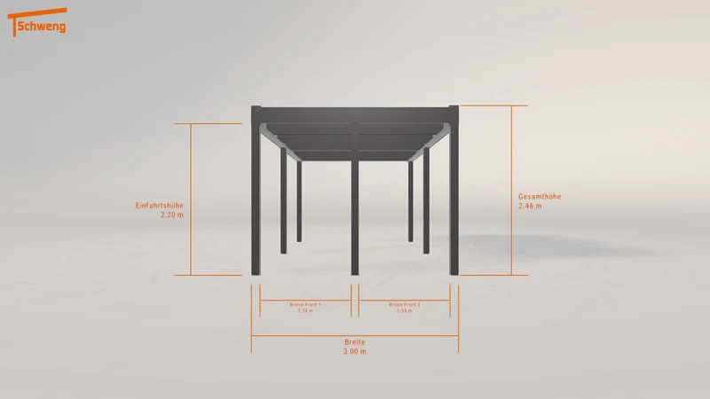#DE Schweng Flachdachcarport C600 (ID 9wnxv7) #MTG