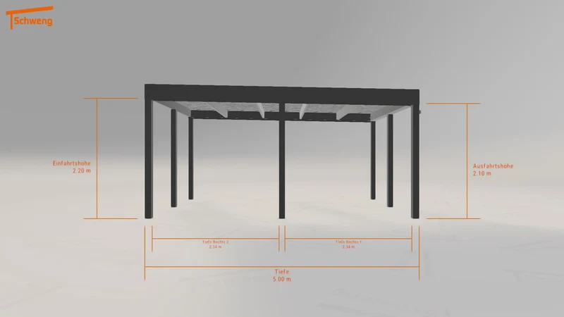 #DE Schweng Flachdachcarport C600 (ID 9wnxv7) #MTG