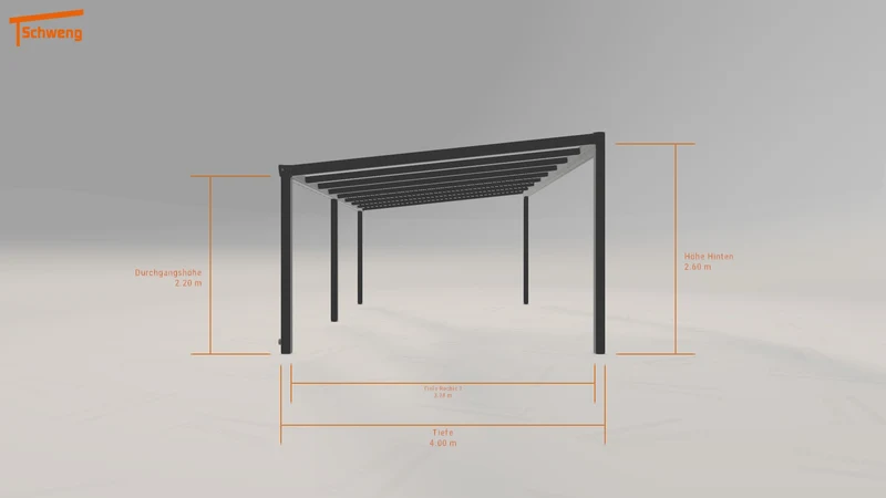 #DE Schweng Terrassenüberdachung S400 (ID qdjmnv)