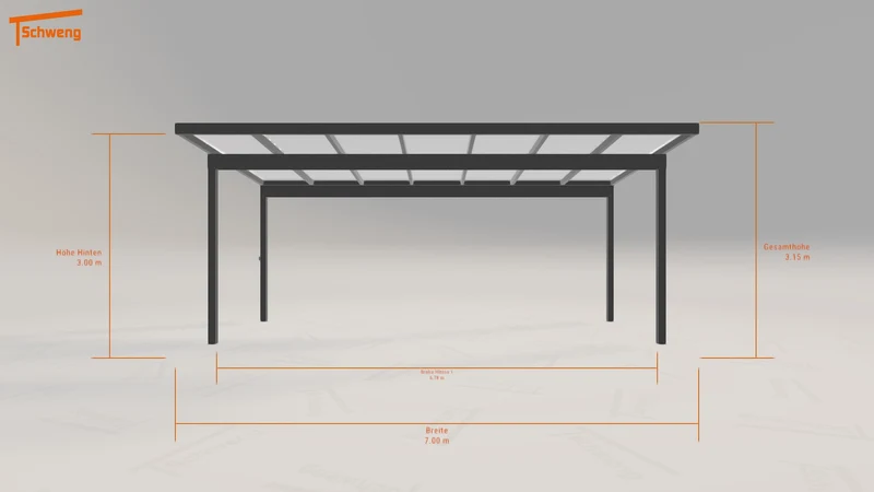 #DE Schweng Pultdachcarport S400 (ID 9wn5bq)