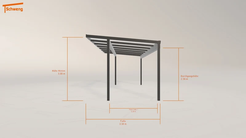 #DE Schweng Pultdachcarport S400 (ID 9wn5bq)