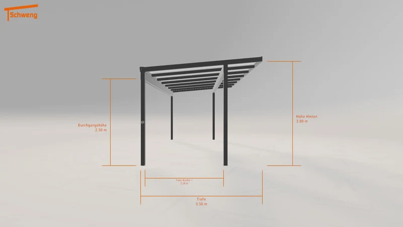 #DE Schweng Pultdachcarport S400 (ID 9wn5bq)