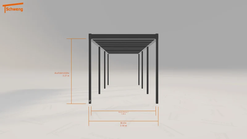 #DE Schweng Flachdachcarport C600+ (ID n57nj3) #MTG