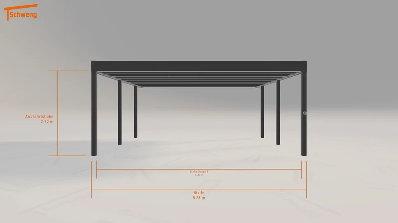 #DE Schweng Flachdachcarport C600+ (ID v45pkp) #MTG