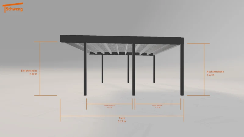 #DE Schweng Flachdachcarport C600+ (ID v45pkp) #MTG