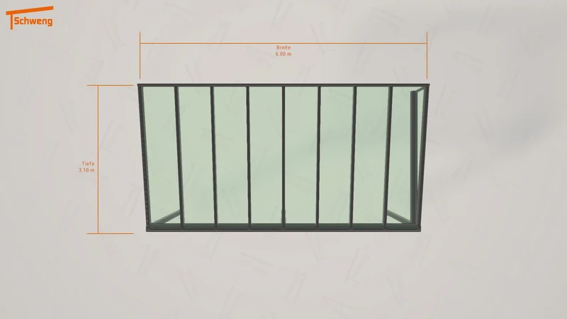 #DE Schweng Terrassenüberdachung S400 (ID 2qjzvg)