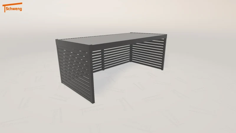 #DE Schweng Flachdachcarport C600 (ID 2qjw4w)