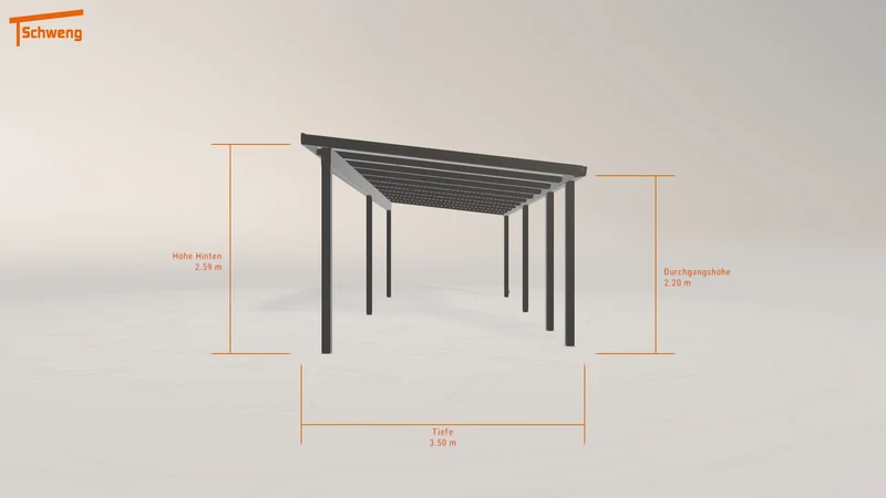#DE Schweng Terrassenüberdachung S350 (ID 5mnnrz)