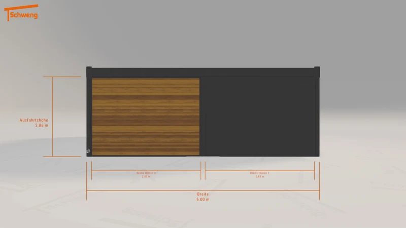 #DE Schweng Flachdachcarport C600+ (ID w37j5g) #MTG
