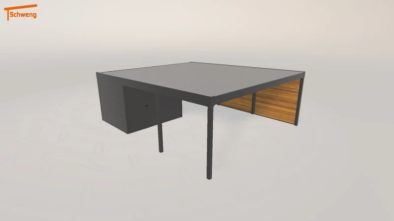 #DE Schweng Flachdachcarport C600+ (ID 2qj9ng) #MTG
