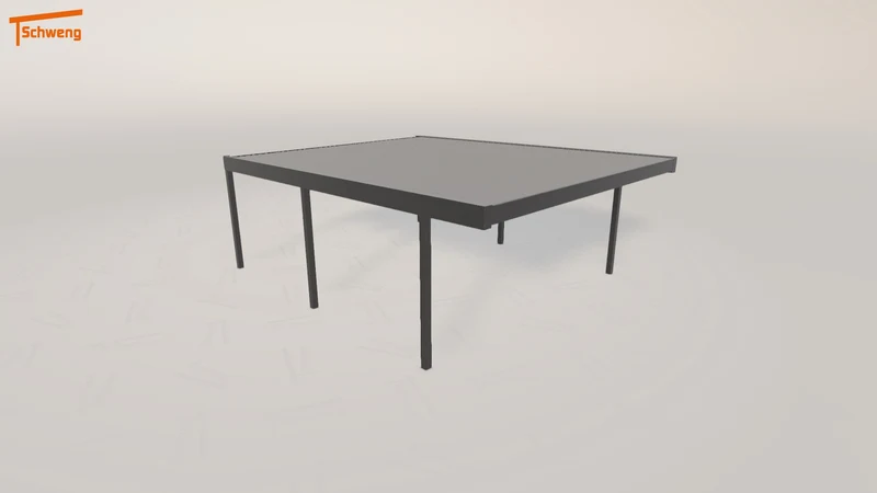 #DE Schweng Flachdachcarport C600 (ID n57v2g)