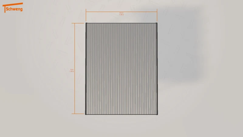 #DE Schweng Flachdachcarport C600 (ID n57v2g)
