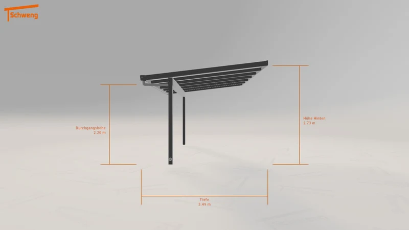 #DE Schweng Terrassenüberdachung S400 (ID 9wn4jq)