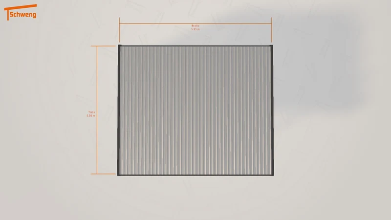 #DE Schweng Flachdachcarport C600+ (ID k294qy)
