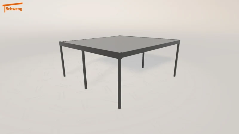 #DE Schweng Flachdachcarport C600+ (ID 5mn993)