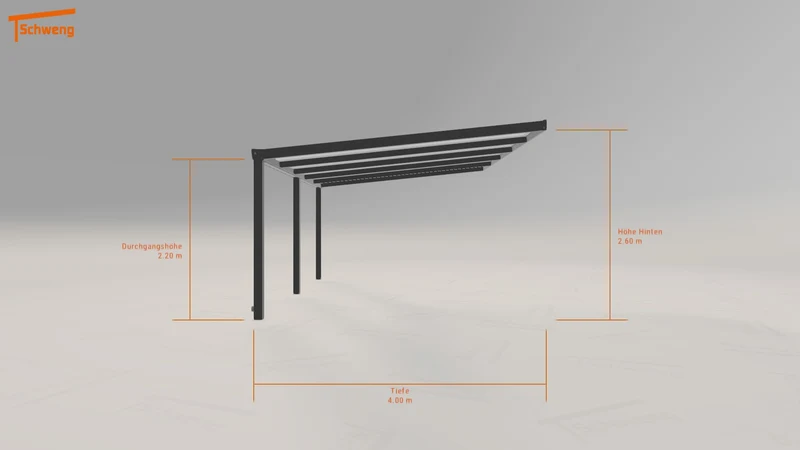 #DE Schweng Terrassenüberdachung S400 (ID k29r3j)