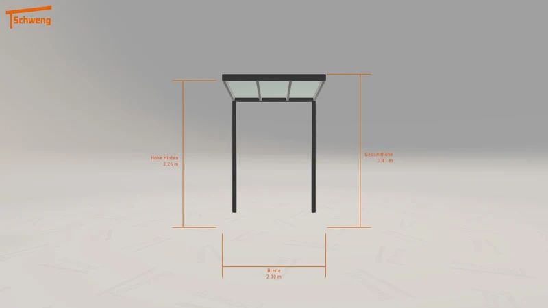 #DE Schweng Terrassenüberdachung S350 (ID 77qxjq)