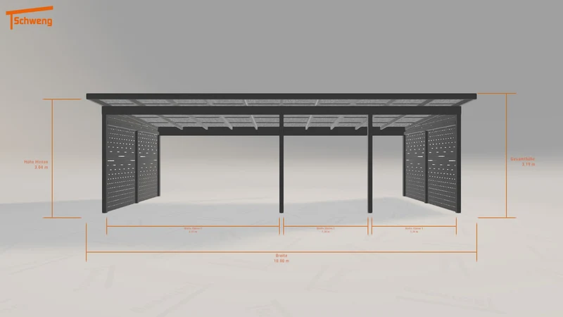 #DE Schweng Pultdachcarport S400 (ID 2qjvyv)