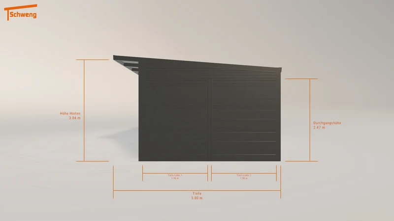 #DE Schweng Pultdachcarport S400 (ID 2qjvyv)