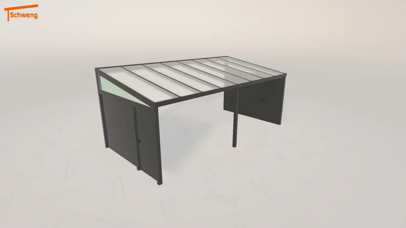 #DE Schweng Terrassenüberdachung S400 (ID x7xg9j)