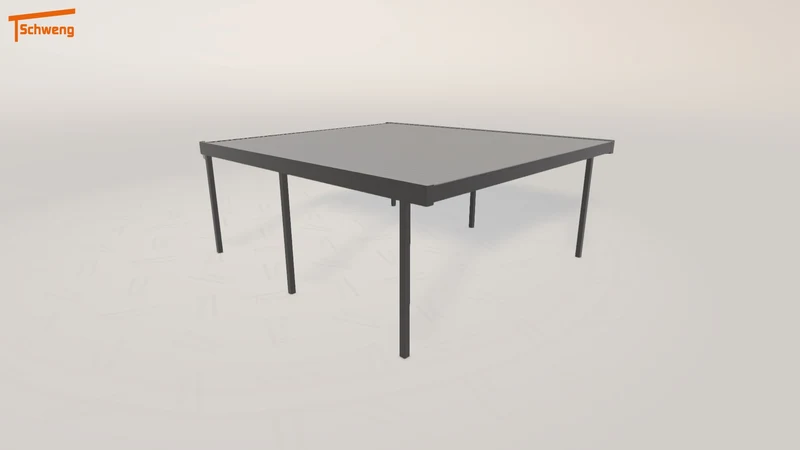 #DE Schweng Flachdachcarport C600+ (ID g78krm)