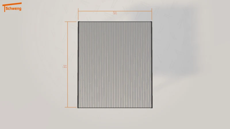 #DE Schweng Flachdachcarport C600+ (ID g78krm)