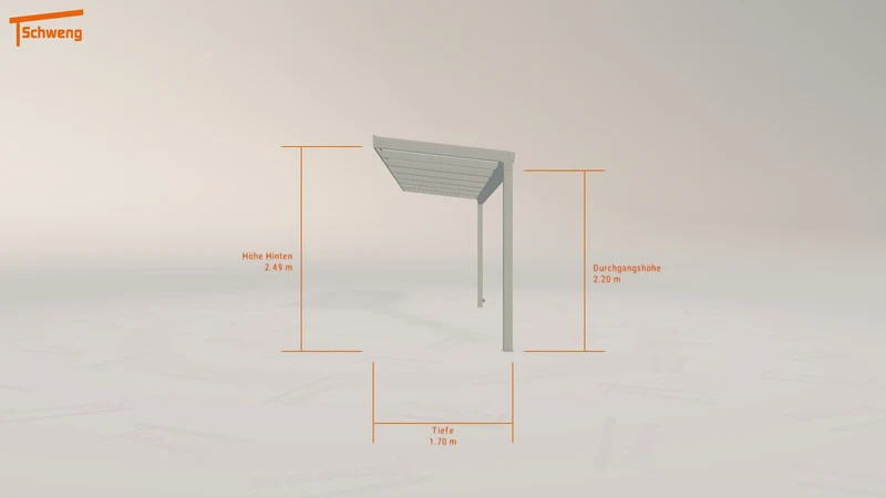 #DE Schweng Terrassenüberdachung S350 (ID 9wnp23)