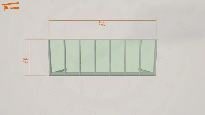 #DE Schweng Terrassenüberdachung S350 (ID 9wnp23)