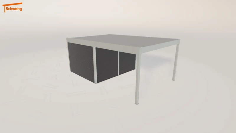 #DE Schweng Flachdachcarport C600 (ID mj57yr) #MTG