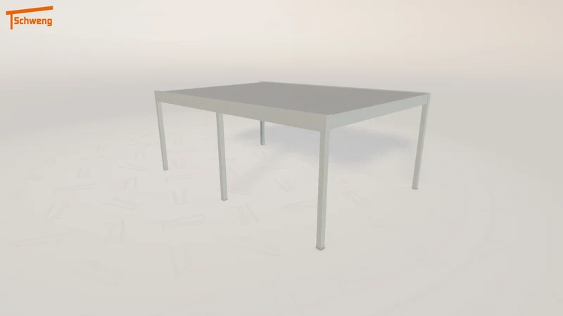 #DE Schweng Flachdachcarport C600 (ID w37nqr) #MTG