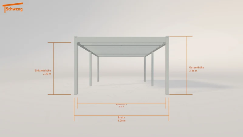 #DE Schweng Flachdachcarport C600 (ID w37nqr) #MTG
