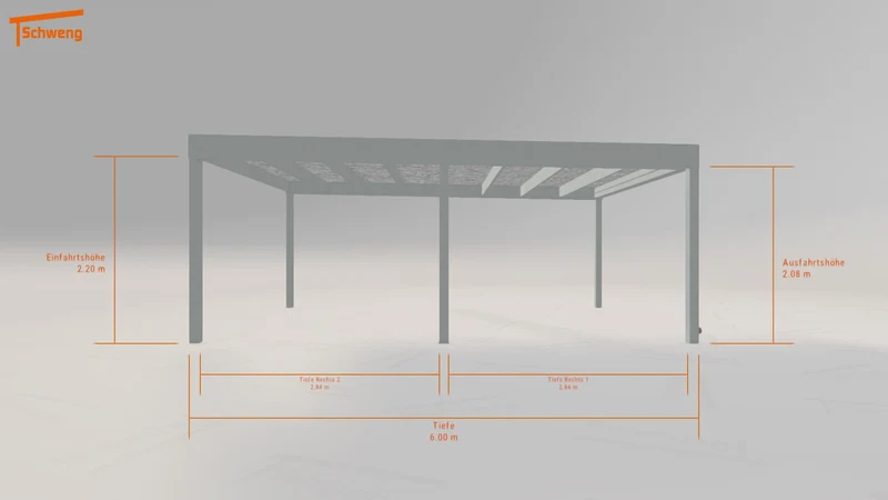 #DE Schweng Flachdachcarport C600 (ID w37nqr) #MTG