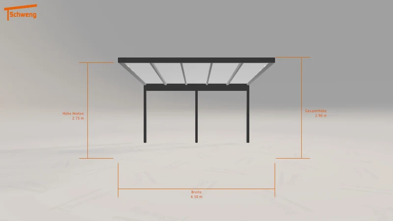 #DE Schweng Terrassenüberdachung S400 (ID jjz9xn)