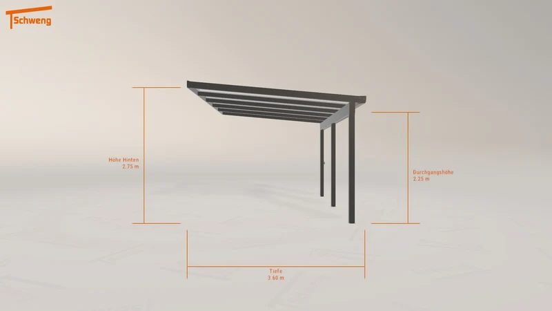 #DE Schweng Terrassenüberdachung S400 (ID jjz9xn)