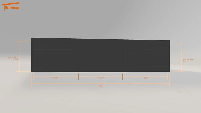 #DE Schweng Flachdachcarport C600 (ID pb8jb7) #MTG