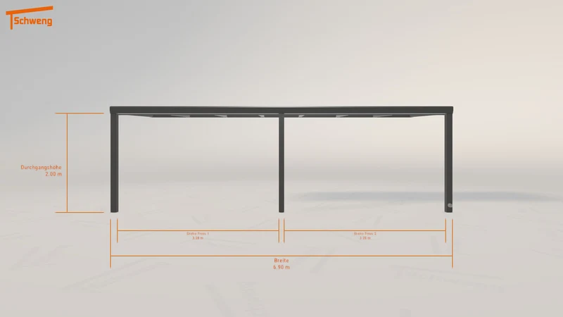 #DE Schweng Pultdachcarport S400 (ID qdjm9p) #MTG