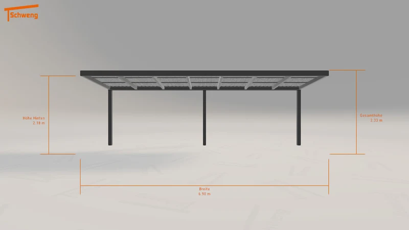 #DE Schweng Pultdachcarport S400 (ID qdjm9p) #MTG