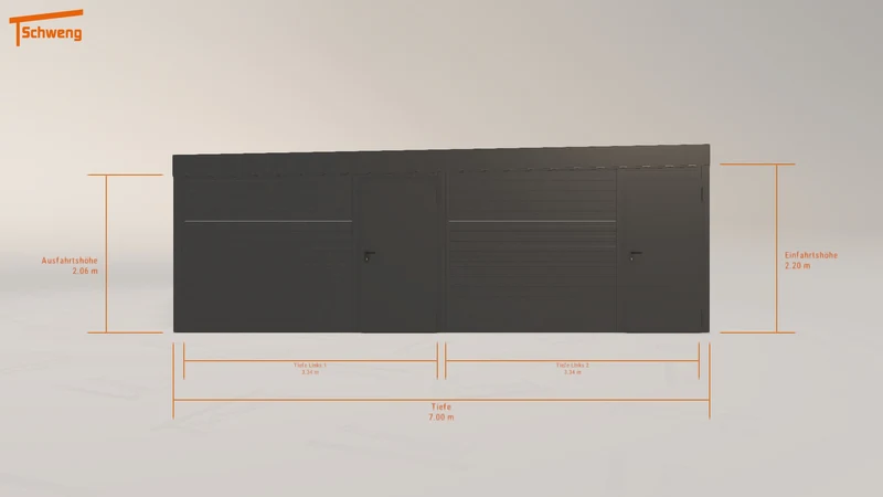 #DE Schweng Flachdachcarport C600+ (ID x7x3rw) #MTG