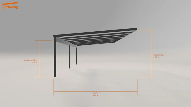 #DE Schweng Terrassenüberdachung S400 (ID mj5gz8)