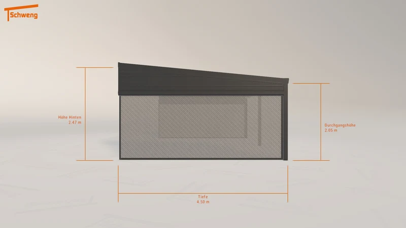 #DE Schweng Terrassenüberdachung S400 (ID 33wzqy)