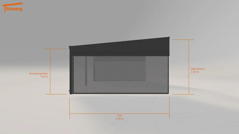 #DE Schweng Terrassenüberdachung S400 (ID 33wzqy)