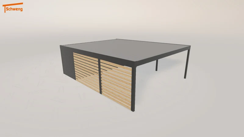#DE Schweng Flachdachcarport C600 (ID qdj5r7) #MTG