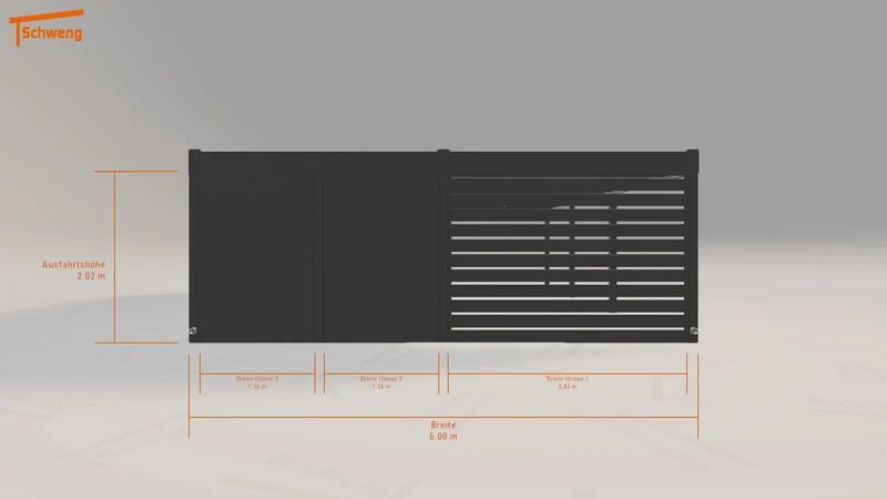#DE Schweng Flachdachcarport C600 (ID k29vxz) #MTG