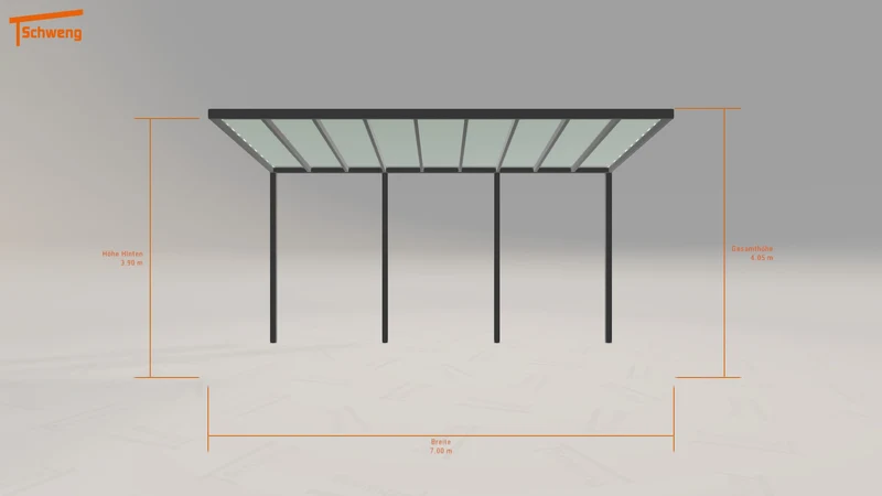 #DE Schweng Terrassenüberdachung S400 (ID yg8zpz)