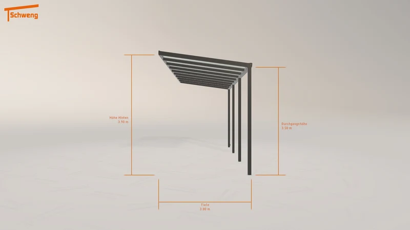 #DE Schweng Terrassenüberdachung S400 (ID yg8zpz)