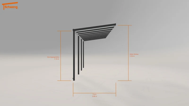 #DE Schweng Terrassenüberdachung S400 (ID yg8zpz)