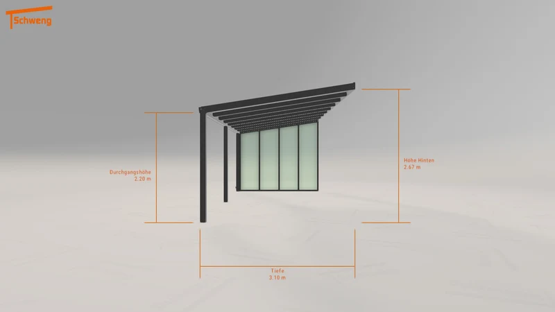 #DE Schweng Terrassenüberdachung S350 (ID 2qj9zy)